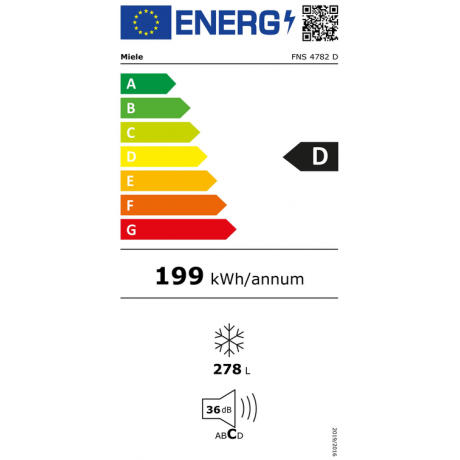 MIELE FNS4782D WS Όρθιος Καταψύκτης 278lt No Frost Λευκό MIELE FNS4782D WS Όρθιος Καταψύκτης 278lt No Frost Λευκό